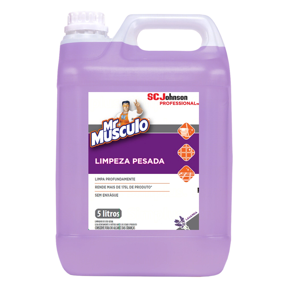Limpador Limpeza Pesada Lavanda Mr Músculo Professional Galão 5l