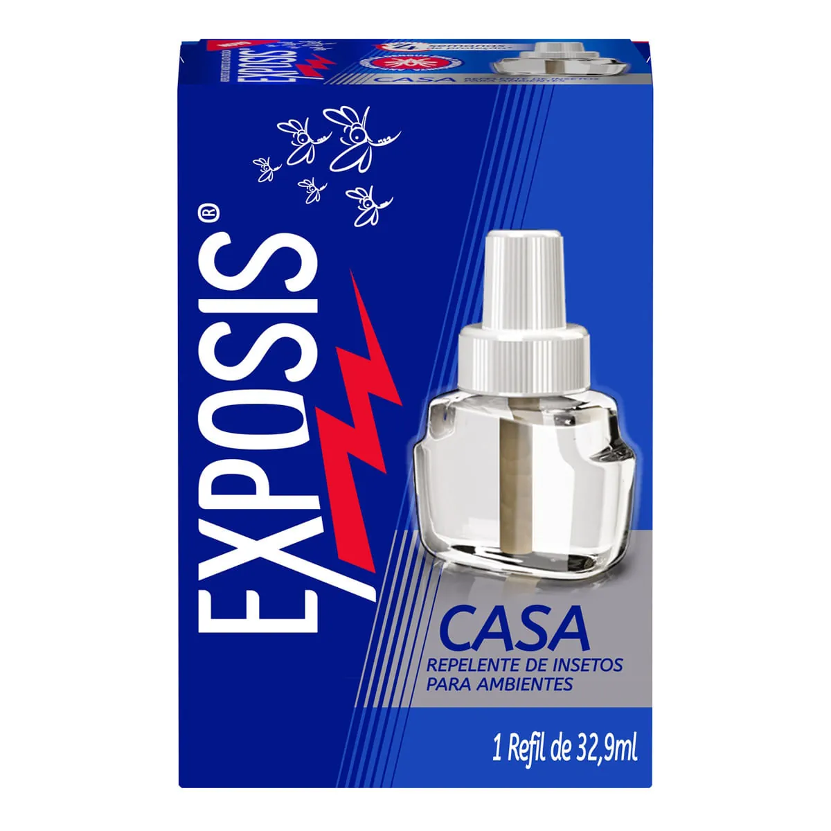 Repelente Líquido Elétrico Exposis Casa 32,9ml Refil