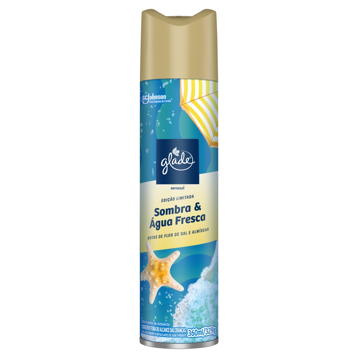 Odorizador de Ambiente Aerossol Sombra & Água Fresca Glade Frasco 360m