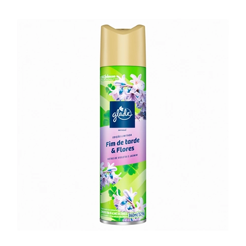 Odorizador de Ambiente Aerossol Fim de Tarde & Flores Glade Frasco 360ml