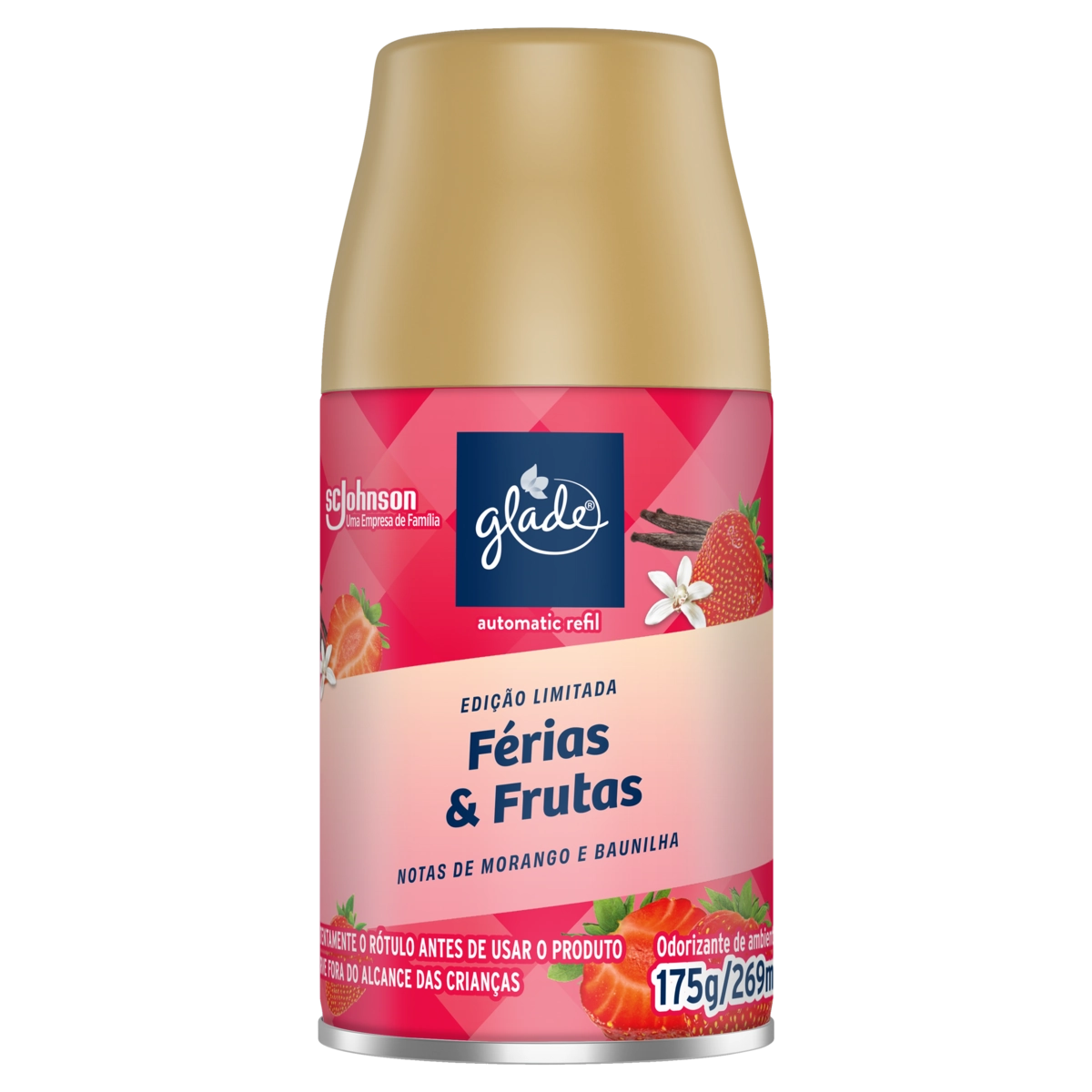 Odorizador de Ambiente Férias &amp; Frutas Glade Automatic Frasco 269ml Refil