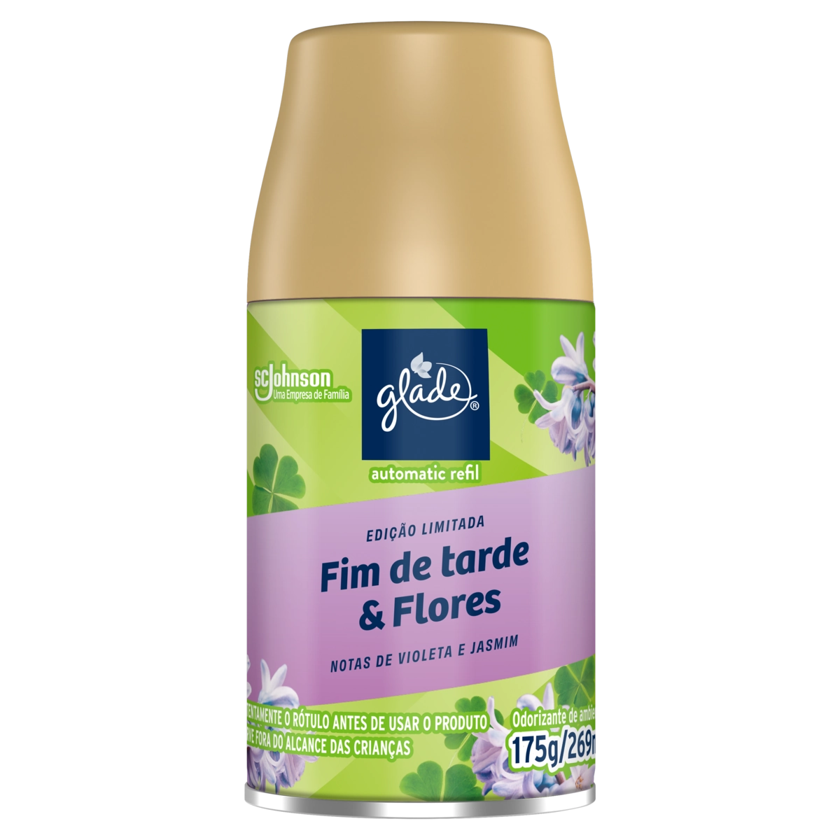 Odorizador de Ambiente Fim de Tarde & Flores Glade Automatic Frasco 269ml Refil