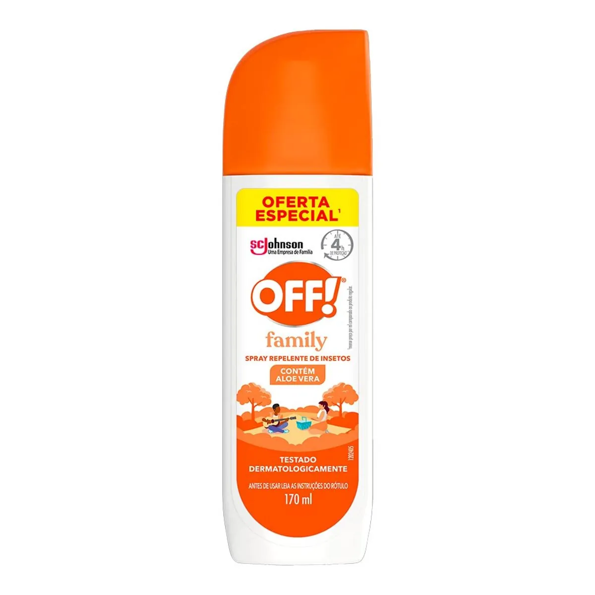 Repelente Off Family Frasco 170ml Spray Oferta Especial