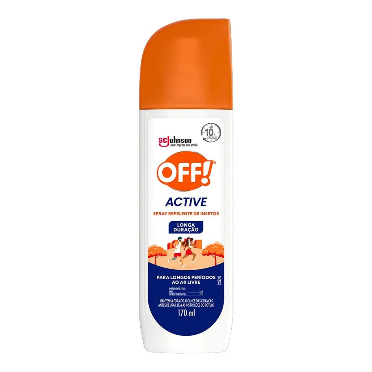 Repelente Off Active Frasco 170ml Spray