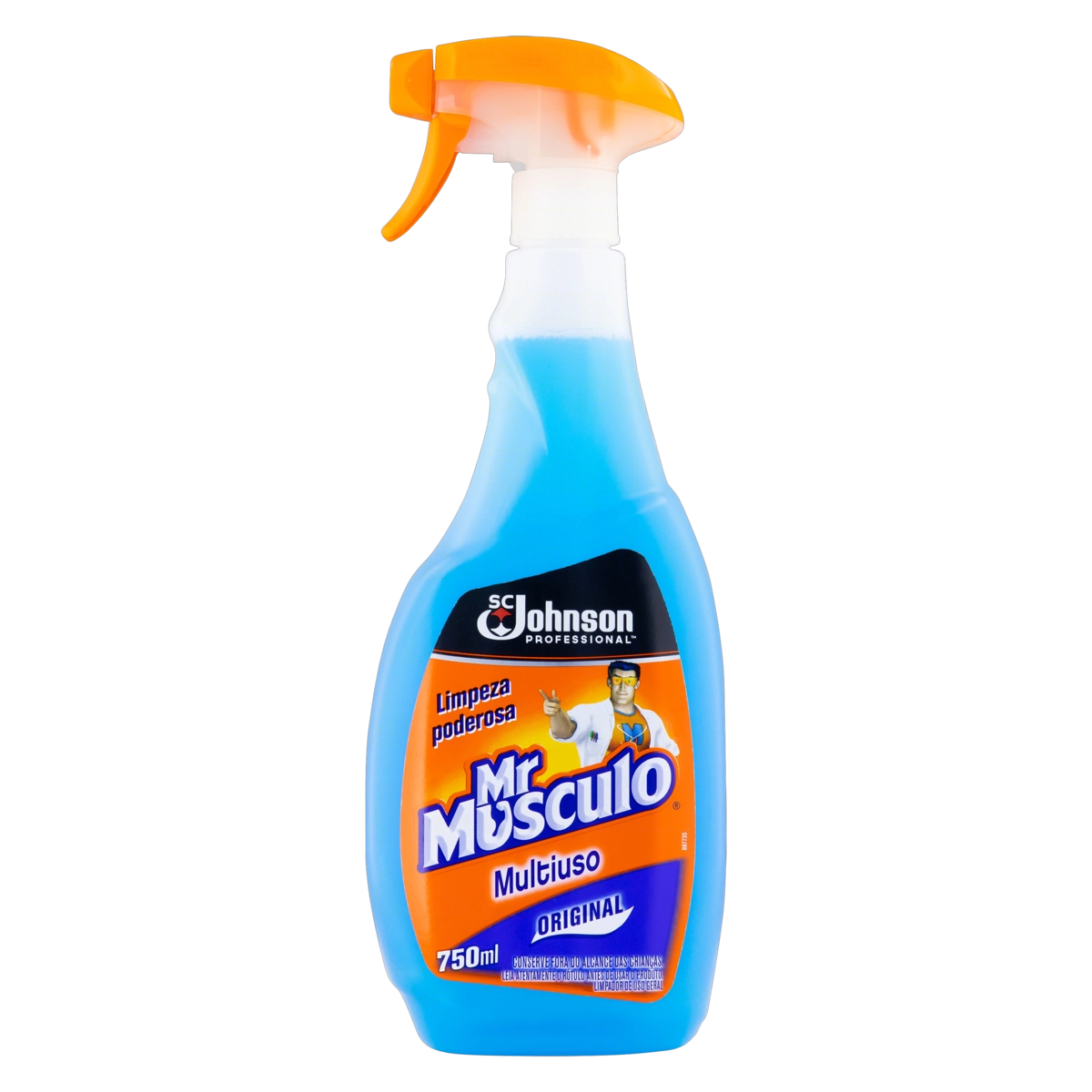 Limpador Multiuso Original Mr Músculo Professional Frasco 750ml Borrifador