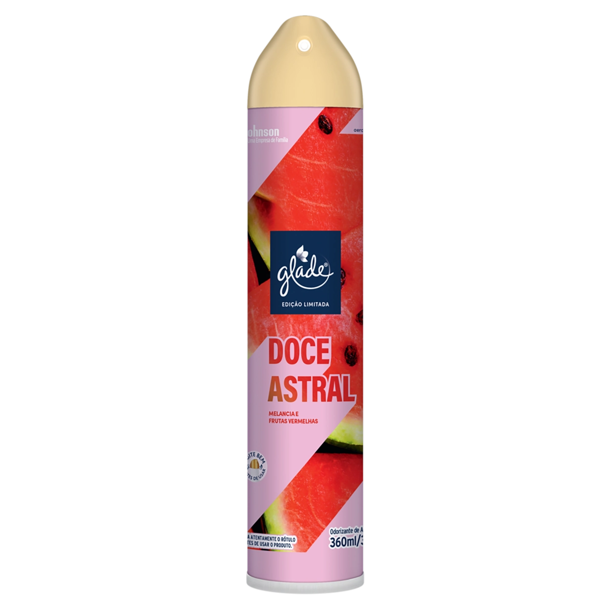 Odorizador De Ambiente Aerossol Doce Astral Glade Frasco 360ml Spray