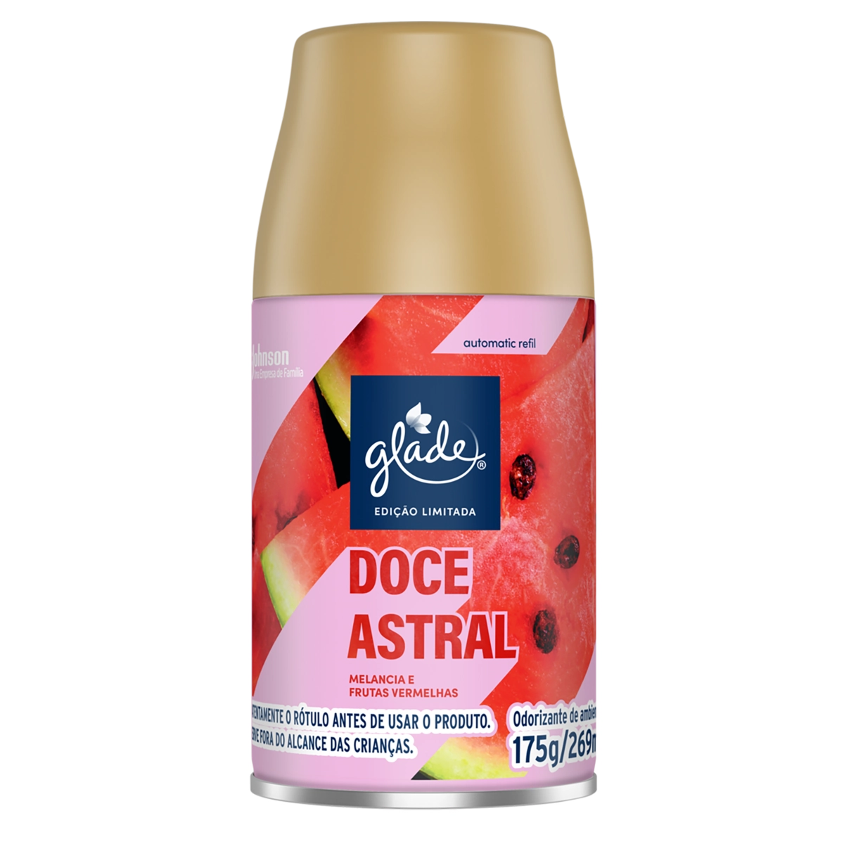Odorizador De Ambiente Doce Astral Glade Automatic Frasco 269ml Spray Refil