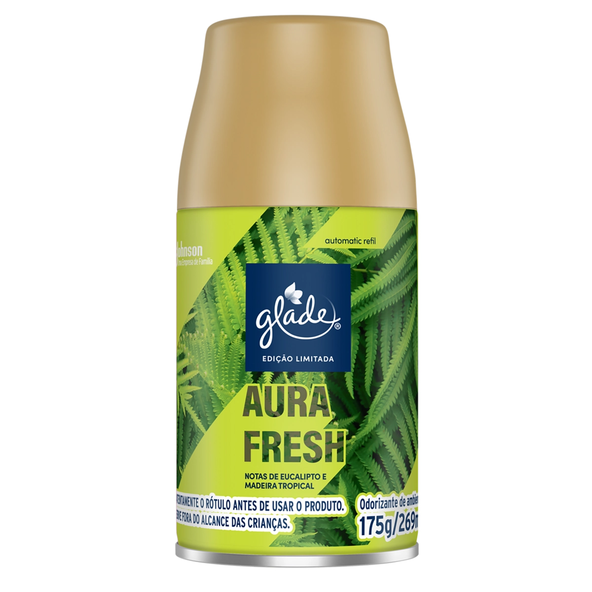 Odorizador De Ambiente Aura Fresh Glade Automatic Frasco 269ml Spray Refil