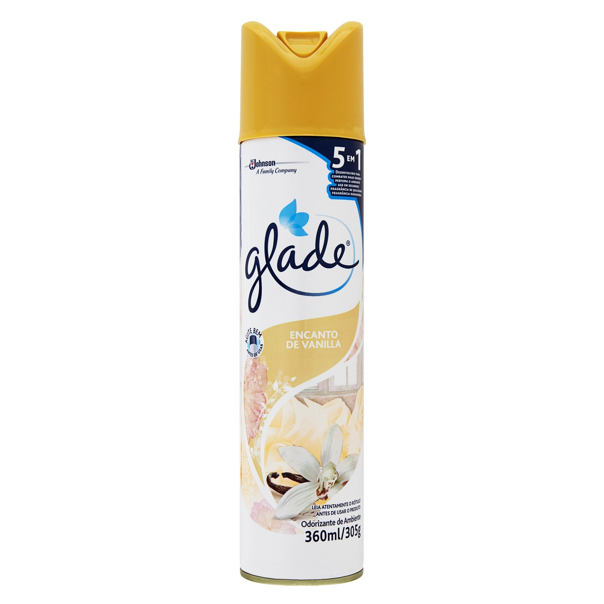 Odorizador De Ambiente Encanto De Vanilla Glade Frasco 360ml Spray