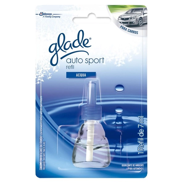Glade Auto Sport 7ml Refil Acqua
