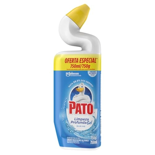 Desinfetante Gel Uso Geral Marine Pato Limpeza Profunda Squeeze 750ml