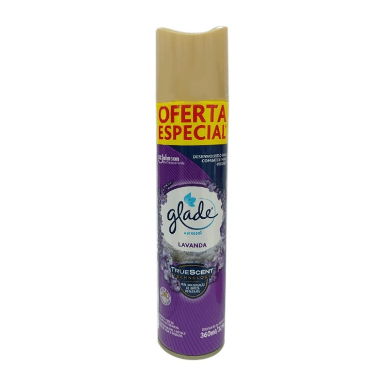 Desodorizador Glade Aerossol Lavanda 360ml Oferta Especial