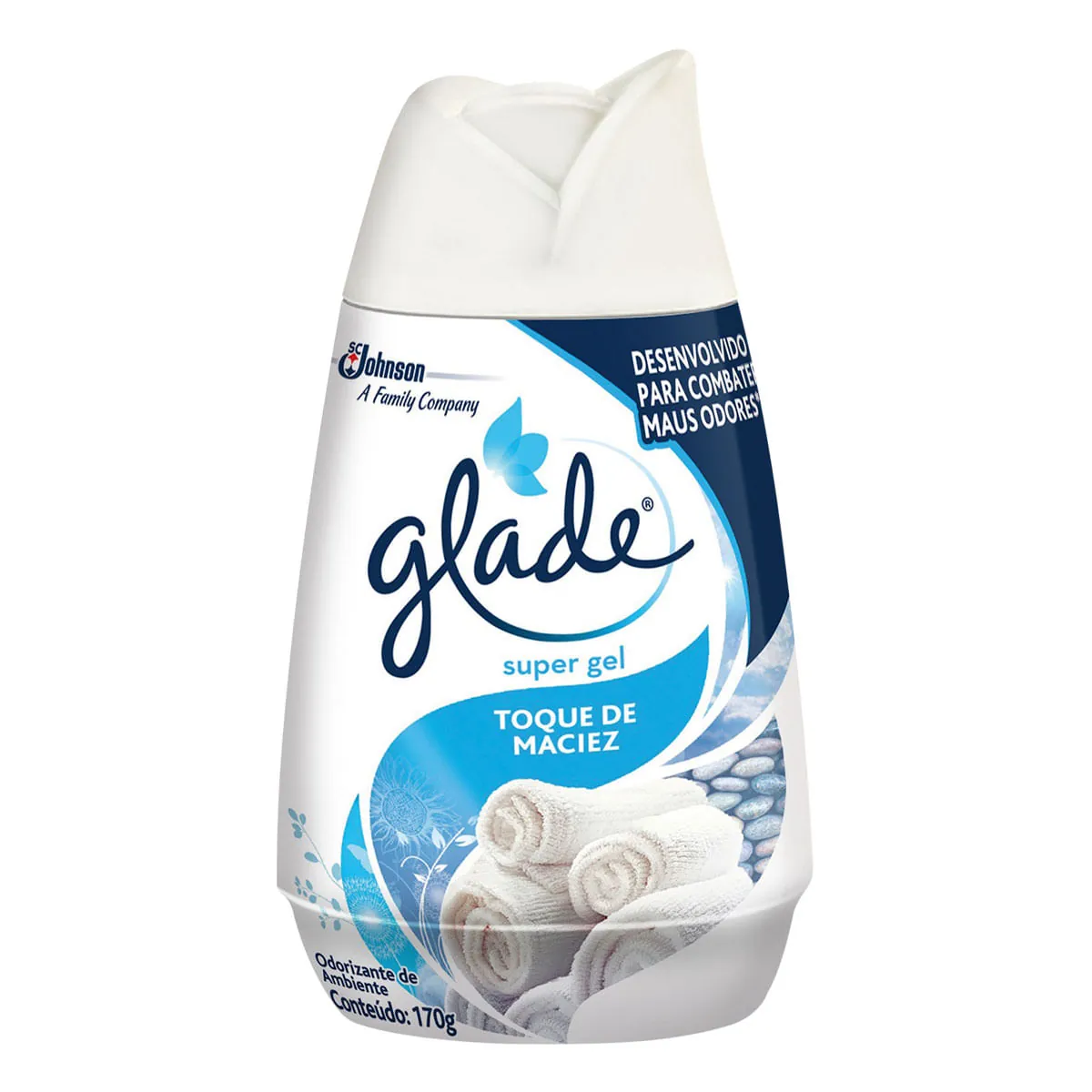Odorizador De Ambiente Toque De Maciez Glade Super Gel Frasco 170g