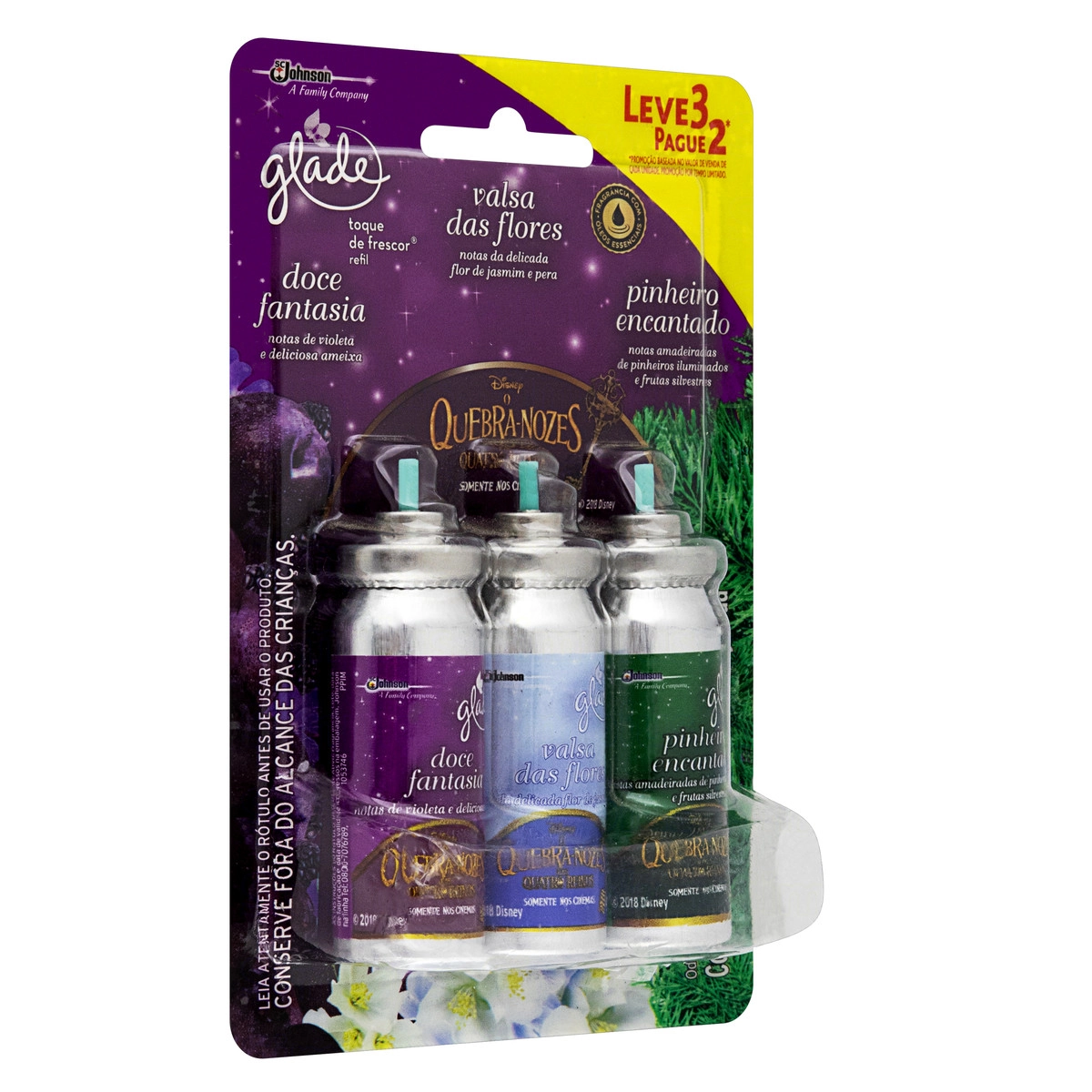 Kit Odorizador De Ambiente Doce Fantasia Valsa Das Flores Pinheiro Encantado O Quebra Nozes E Os Qua