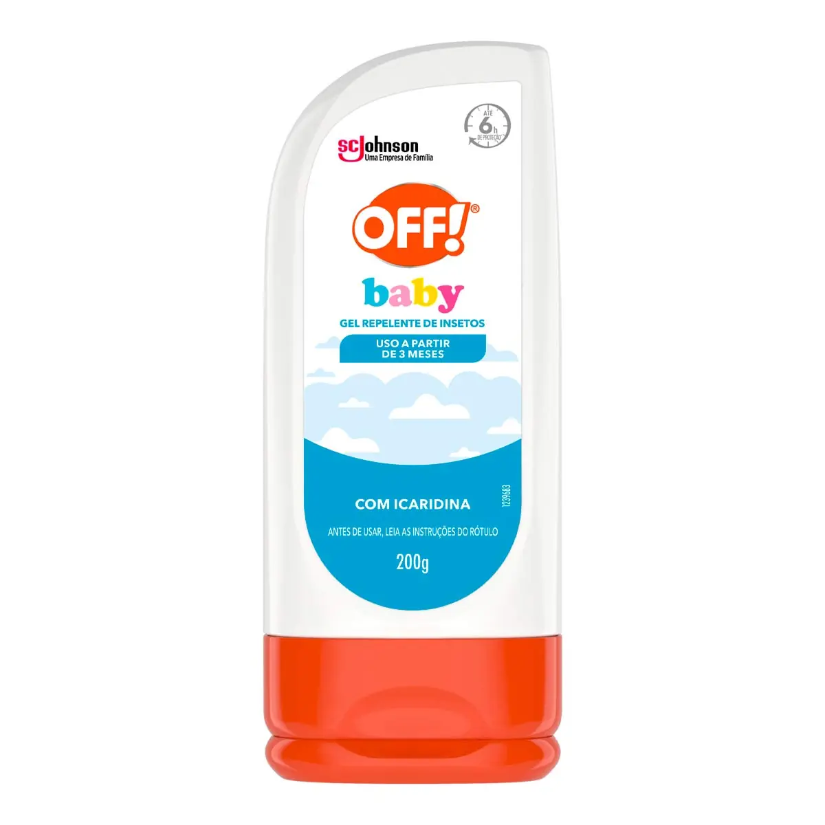 Repelente Gel Off! Baby com Icaridina 200g