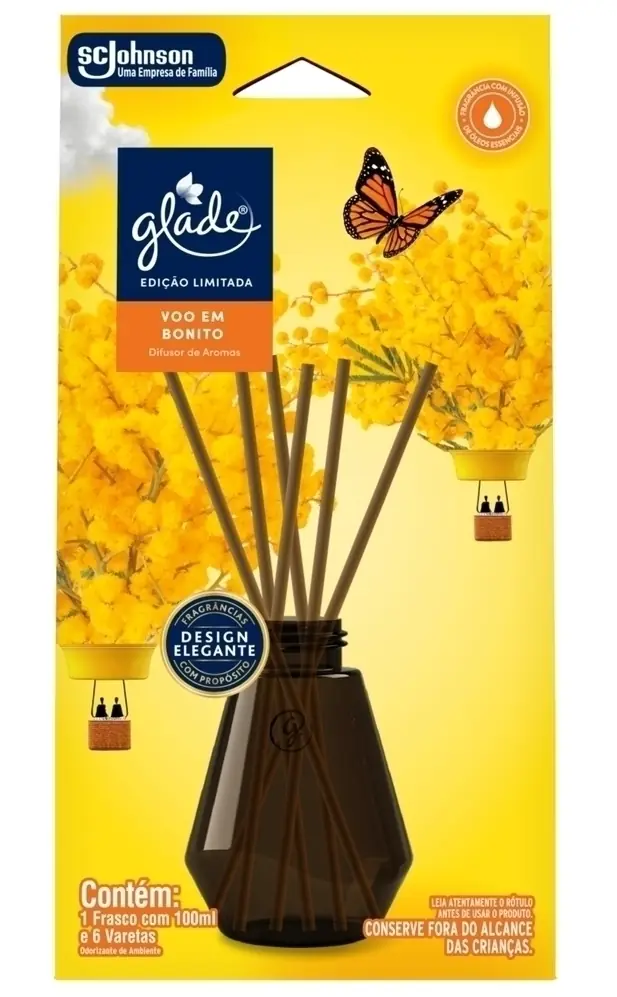 Difusor De Aromas Glade Voo Em Bonito Edicao Limitada 100ml