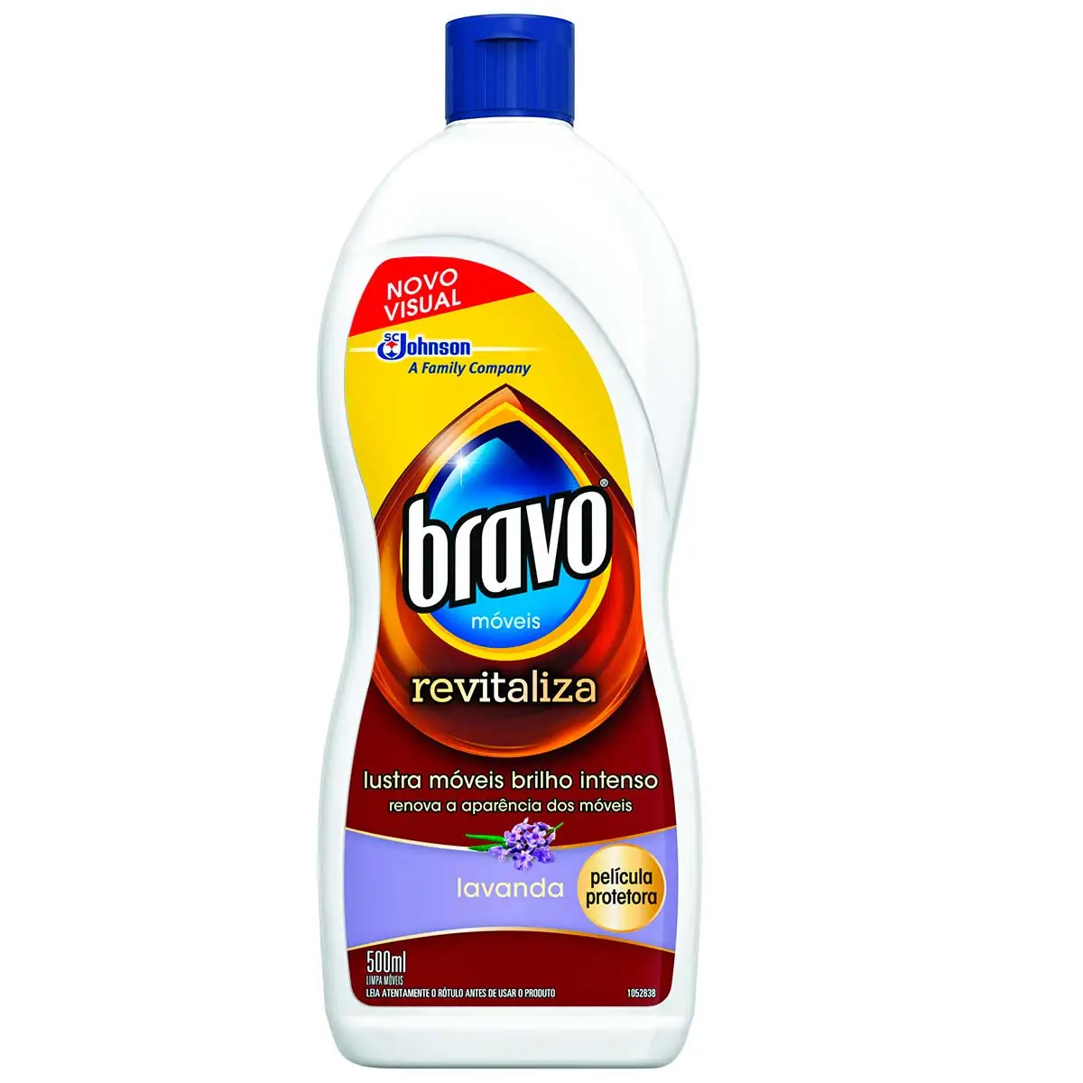 Lustra Móveis Lavanda Bravo Revitaliza Squeeze 500ml