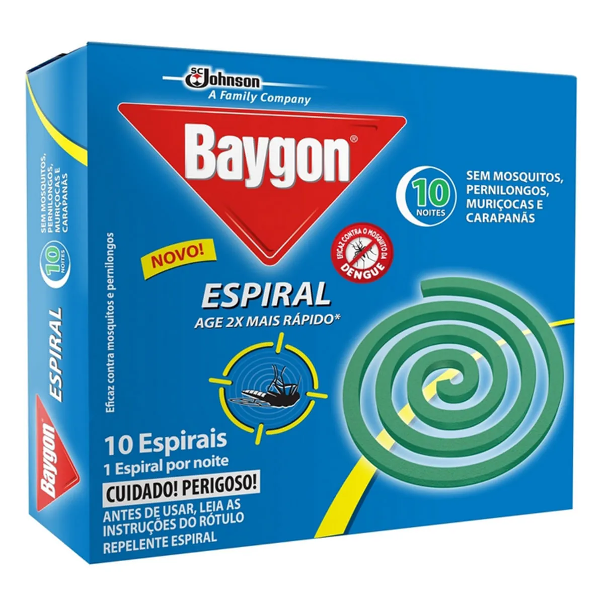 Inseticida Espiral BAYGON com 10 Unidades