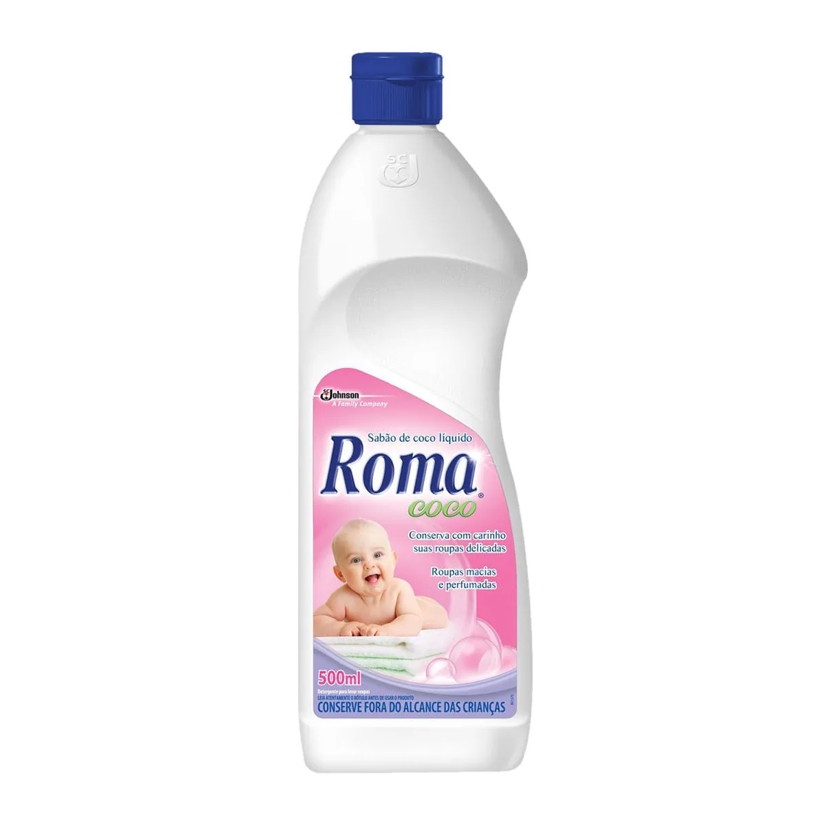 Lava Roupas Líquido Roma Coco Frasco 500ml
