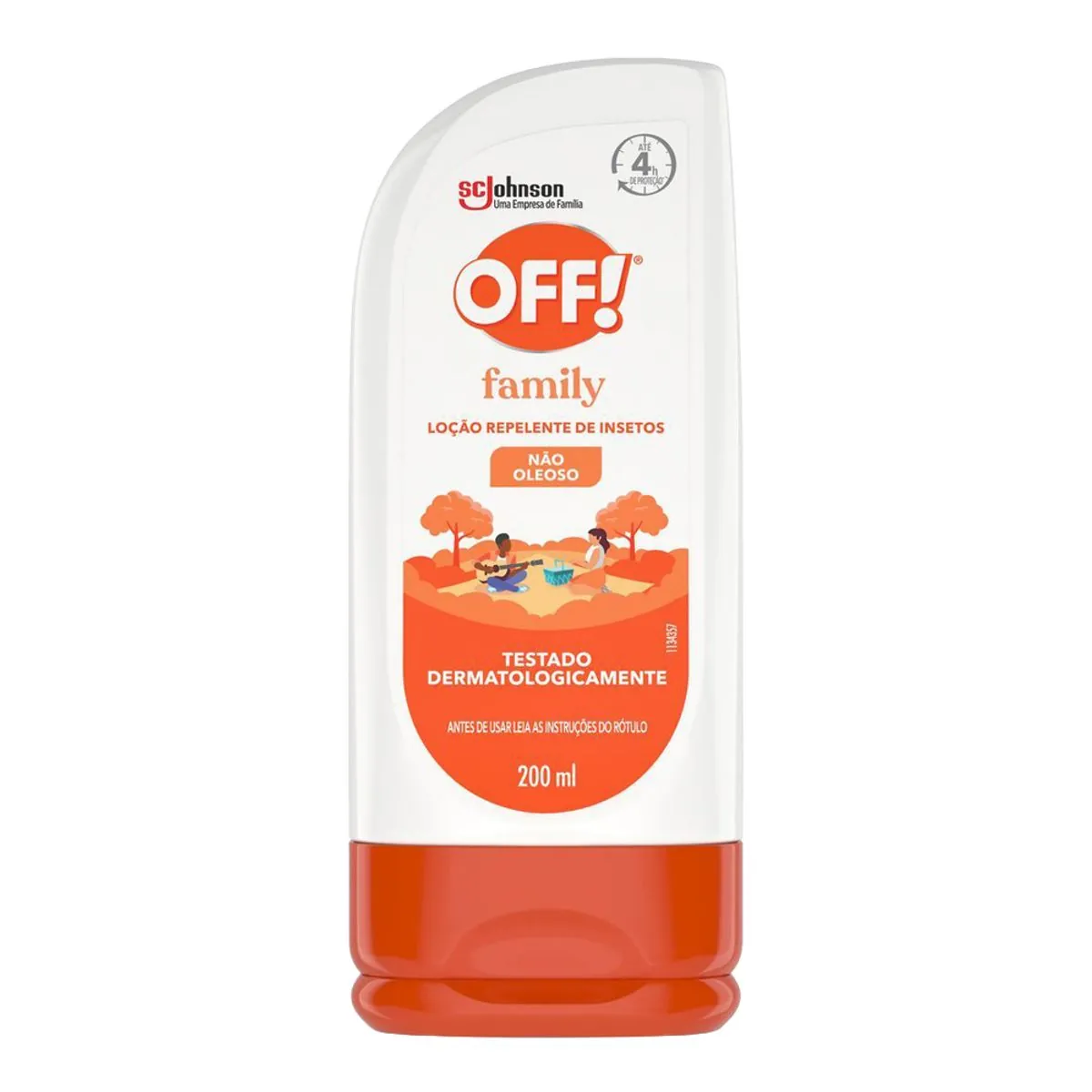 Loção Hidratante Off Family 200 Ml