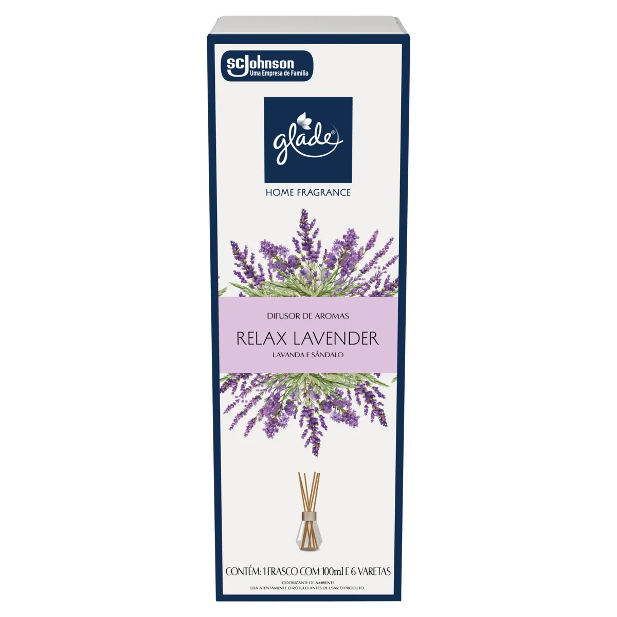 Difusor De Aromas Glade 100ml Relax Lavender