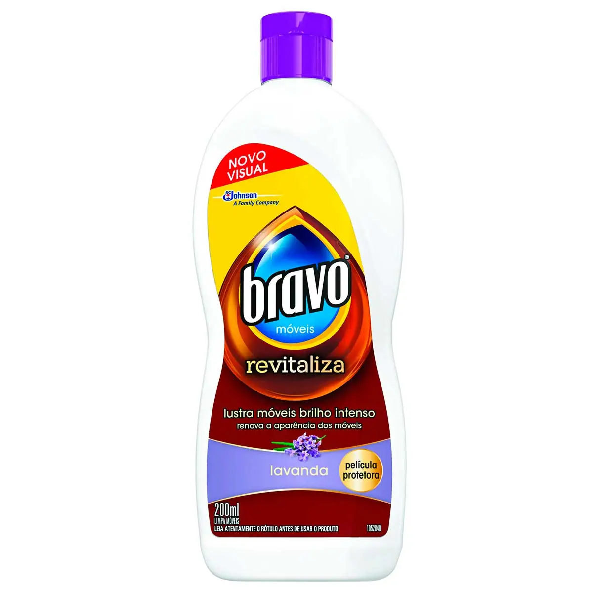 Lustra Móveis Bravo Lavanda 200 ml