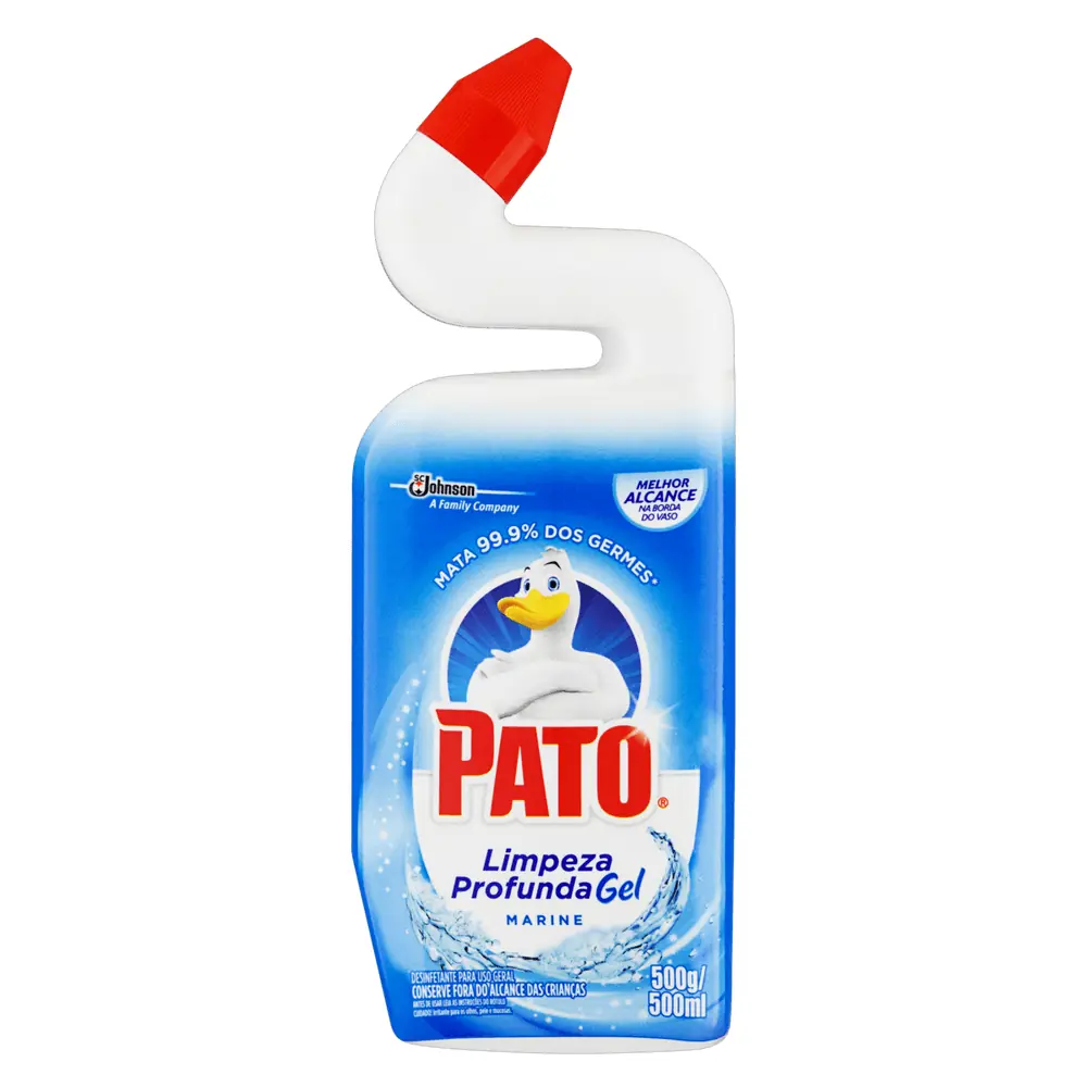 Limpador Sanitário Pato Limpeza Profunda Gel Marine 750ml Oferta Especial