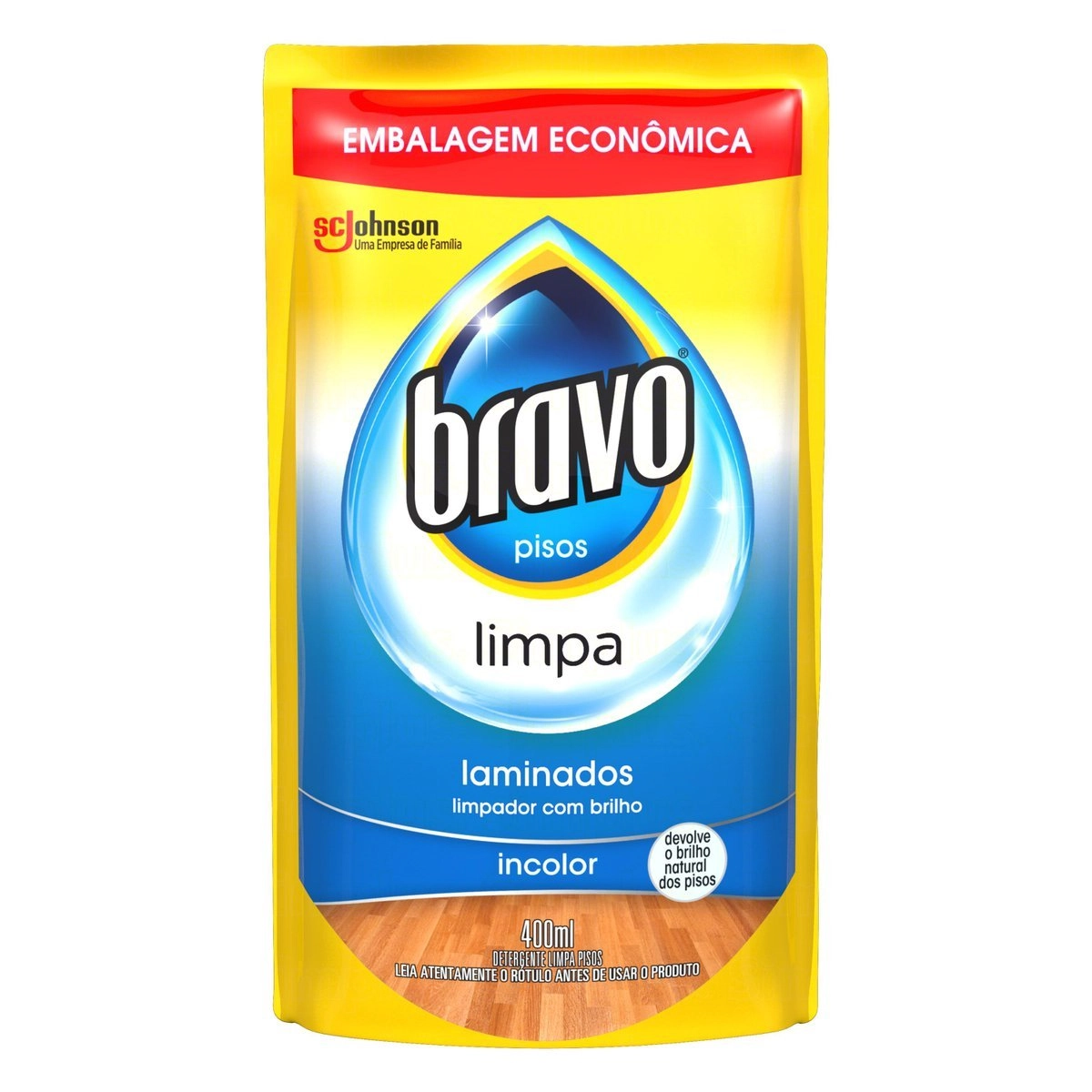 Limpador Bravo Laminados Sachet 400ml