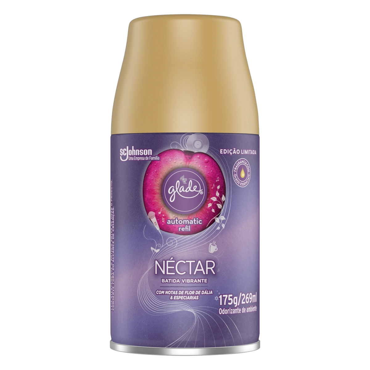 Odorizador De Ambiente Néctar Glade Automatic Frasco 269ml Refil