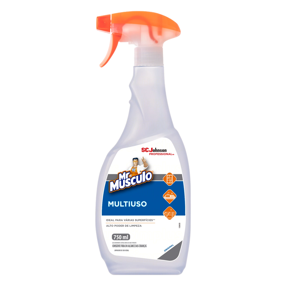 Limpador Multiuso Original Mr Músculo Professional Frasco 750ml Borrifador