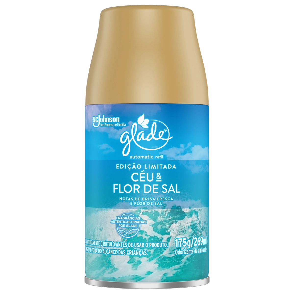 Aromatizador Glade Automático Céu e Flor de Sal 269ml