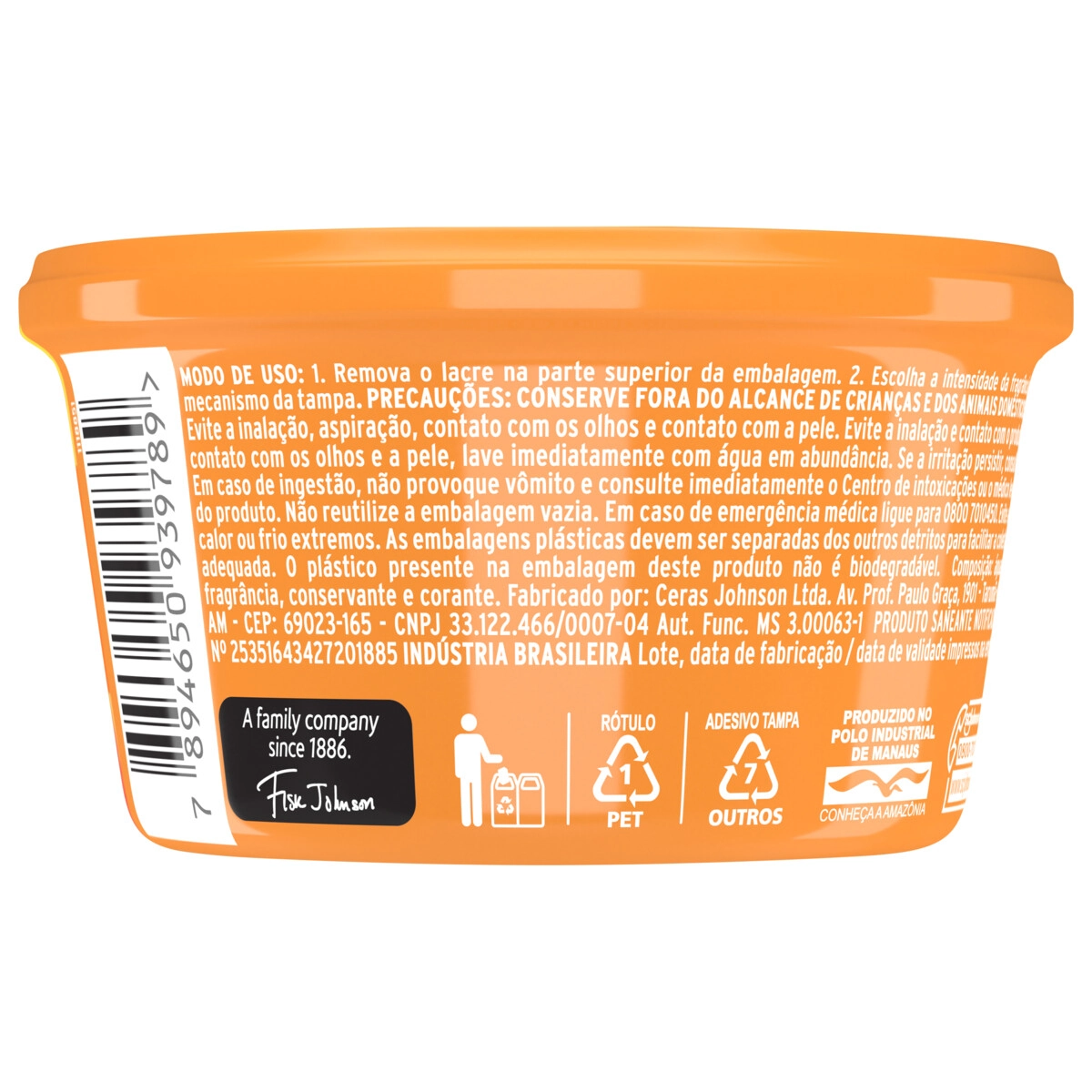 Aromatizador Glade Gel Raio de Sol e Tangerina 70g