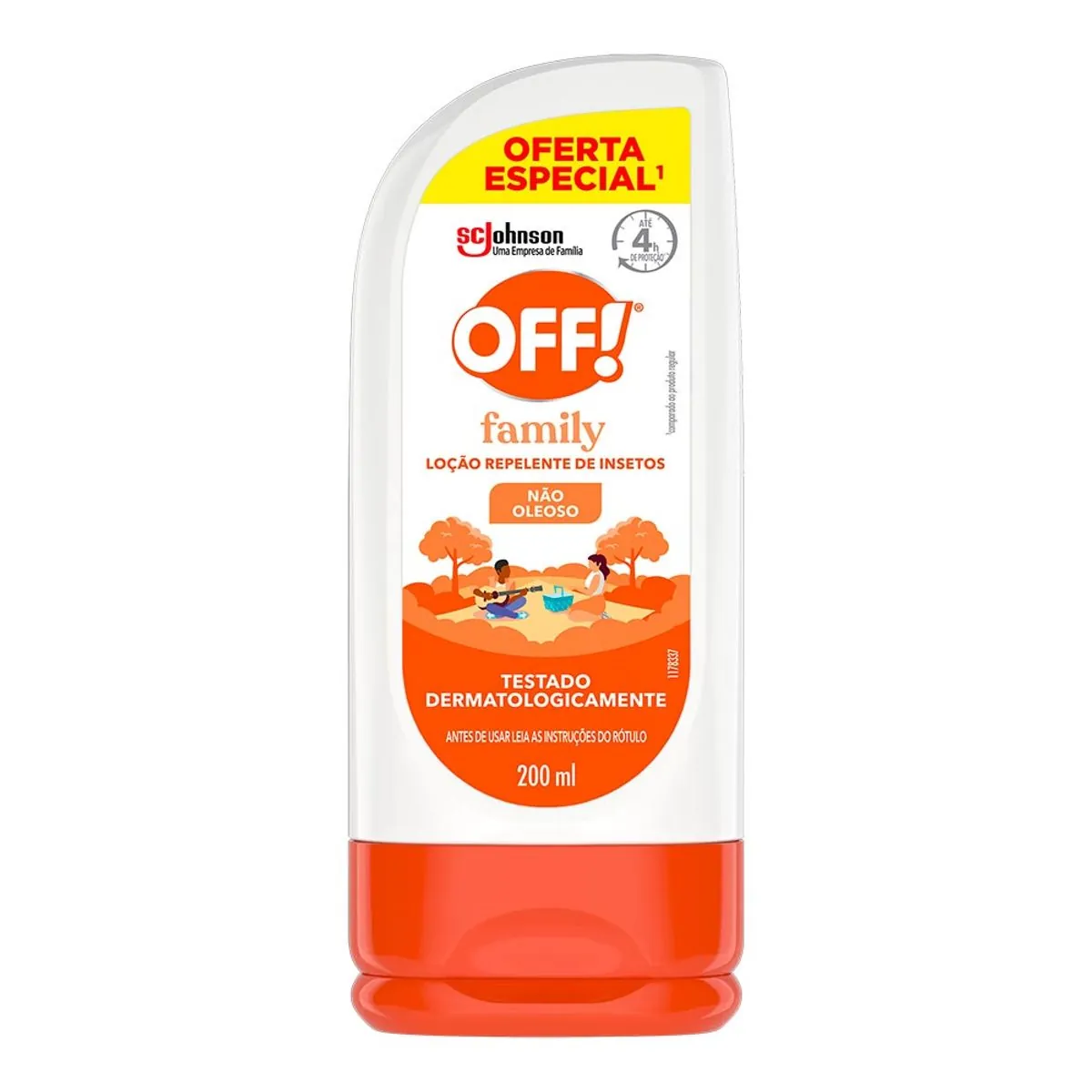 Repelente Loção Off Family Squeeze 200ml Oferta Especial