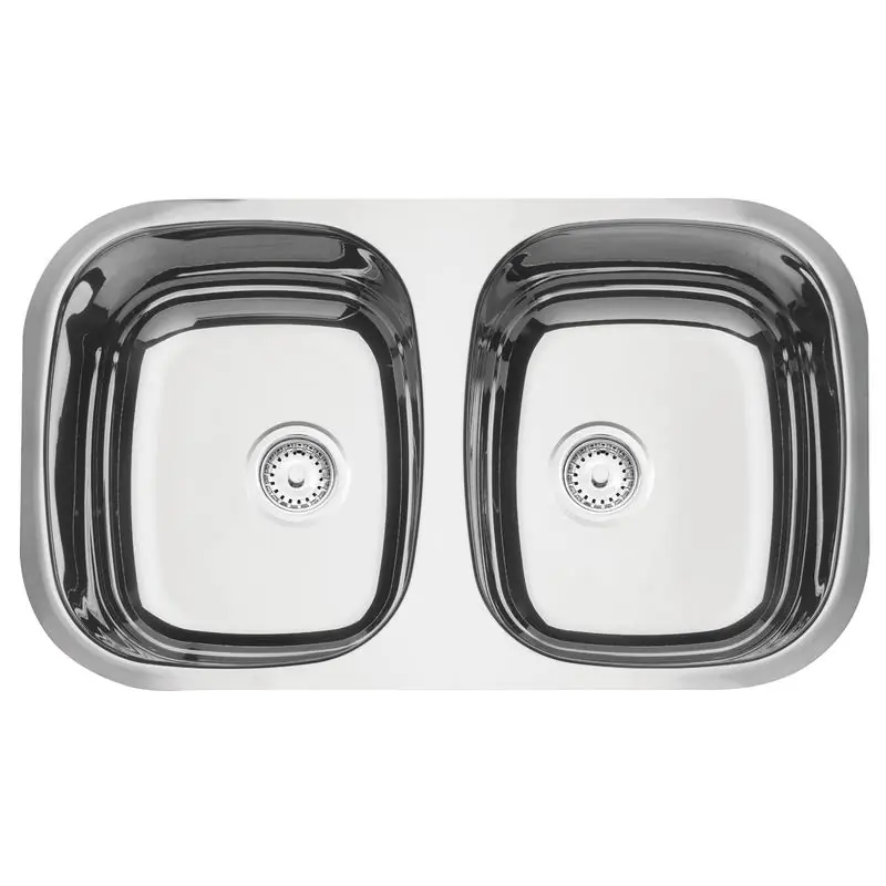 Cuba Retangular Em Aco Inox Alto Brilho 72x40cm Com Valvula 2c 34 Bl