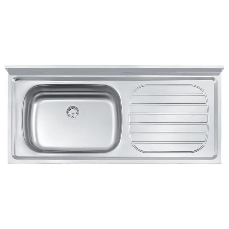 Pia De Apoio Em Aco Inox 120x55cm Tramontina Filo 56 Ex
