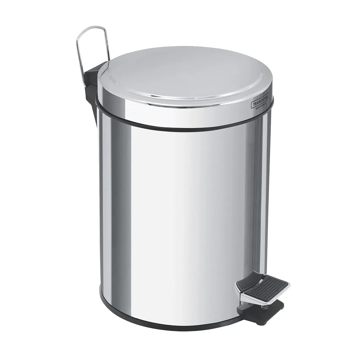 Lixeira 5 Litros em Inox Tramontina Brasil 94538105