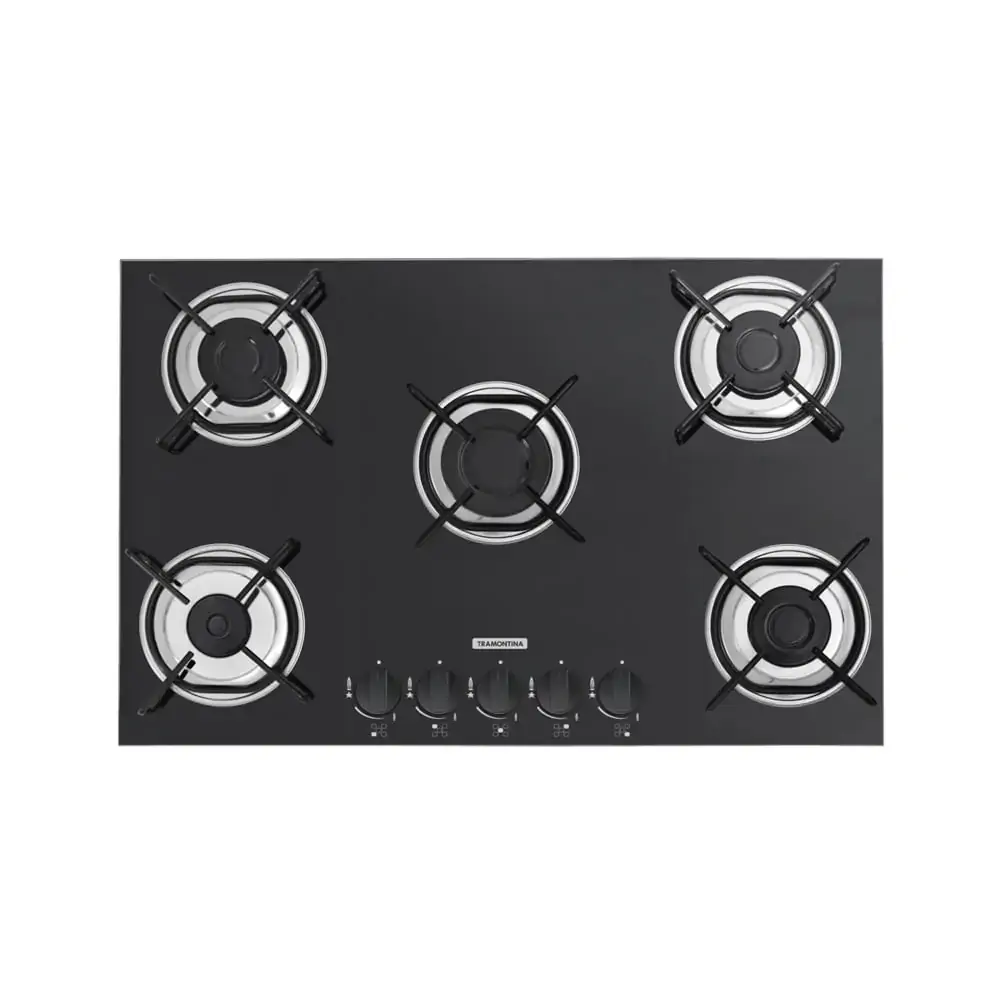 Cooktop Gas Glass Brasil 5ggtri70