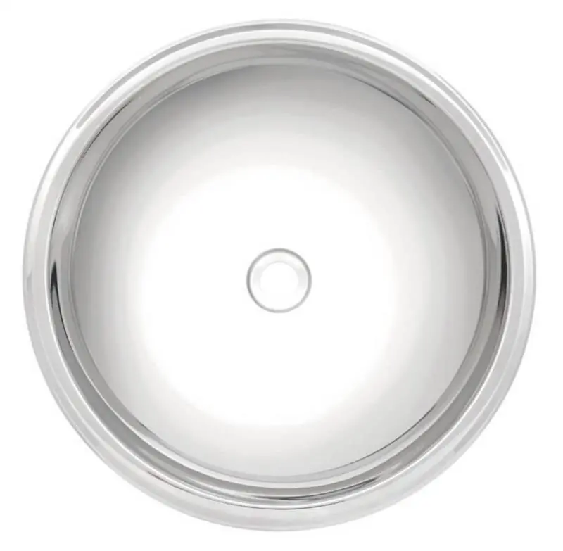 Cuba De Sobrepor Para Lavabo Redonda Em Aço Inox 34cm  Tramontina