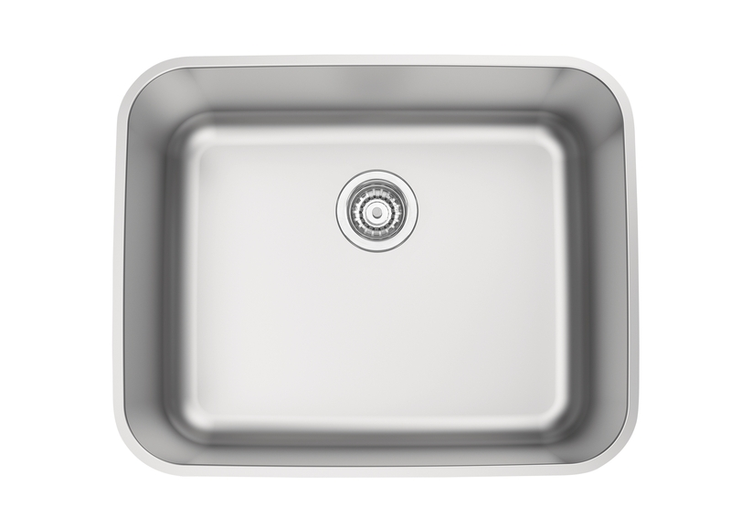 Cuba De Embutir Dora 50 Bl R6 Em Aço Inox Acetinado Com Válvula 50x40 Cm Tramontina