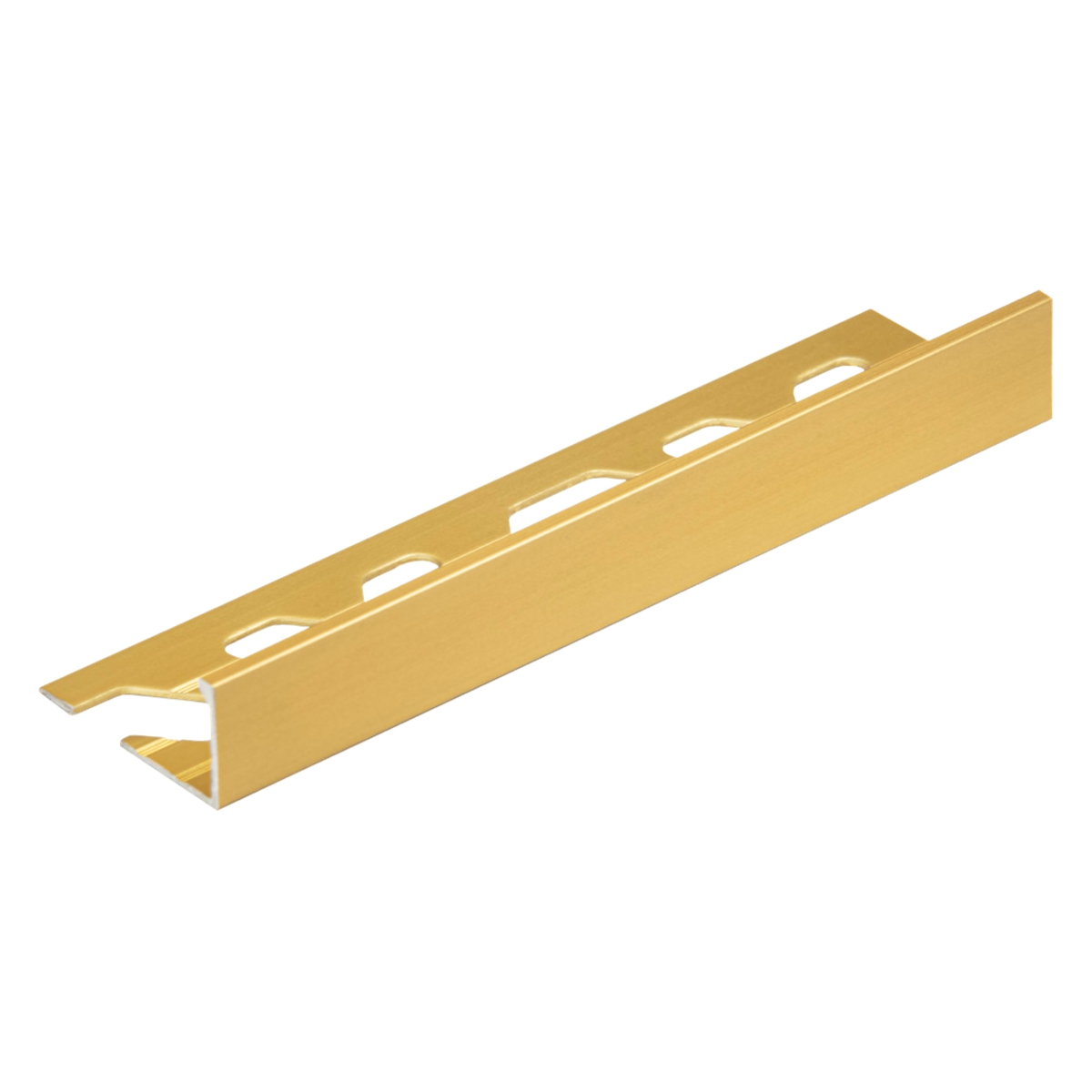 Perfil Ravena Golden Matte Fosco Alumínio 1m Acabamento