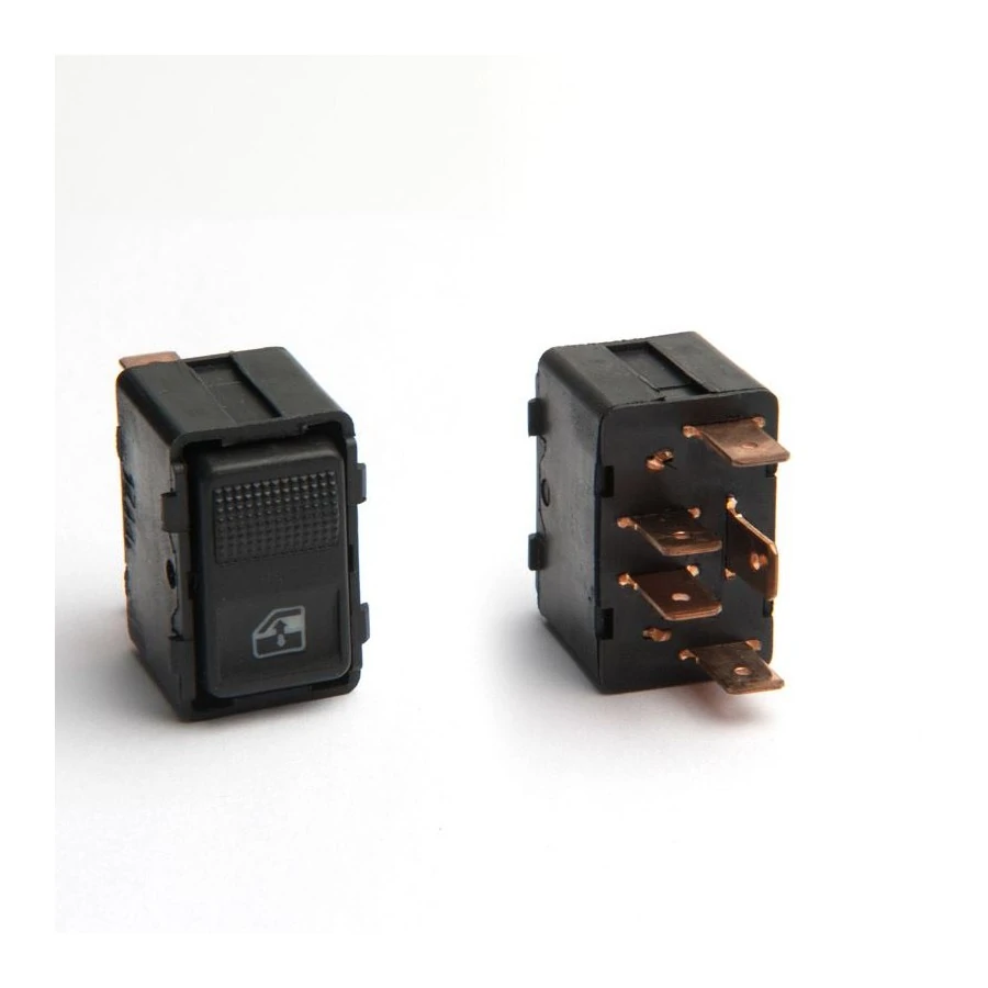 Botão do Vidro Elétrico Preto sem Moldura - KOSTAL 3900005