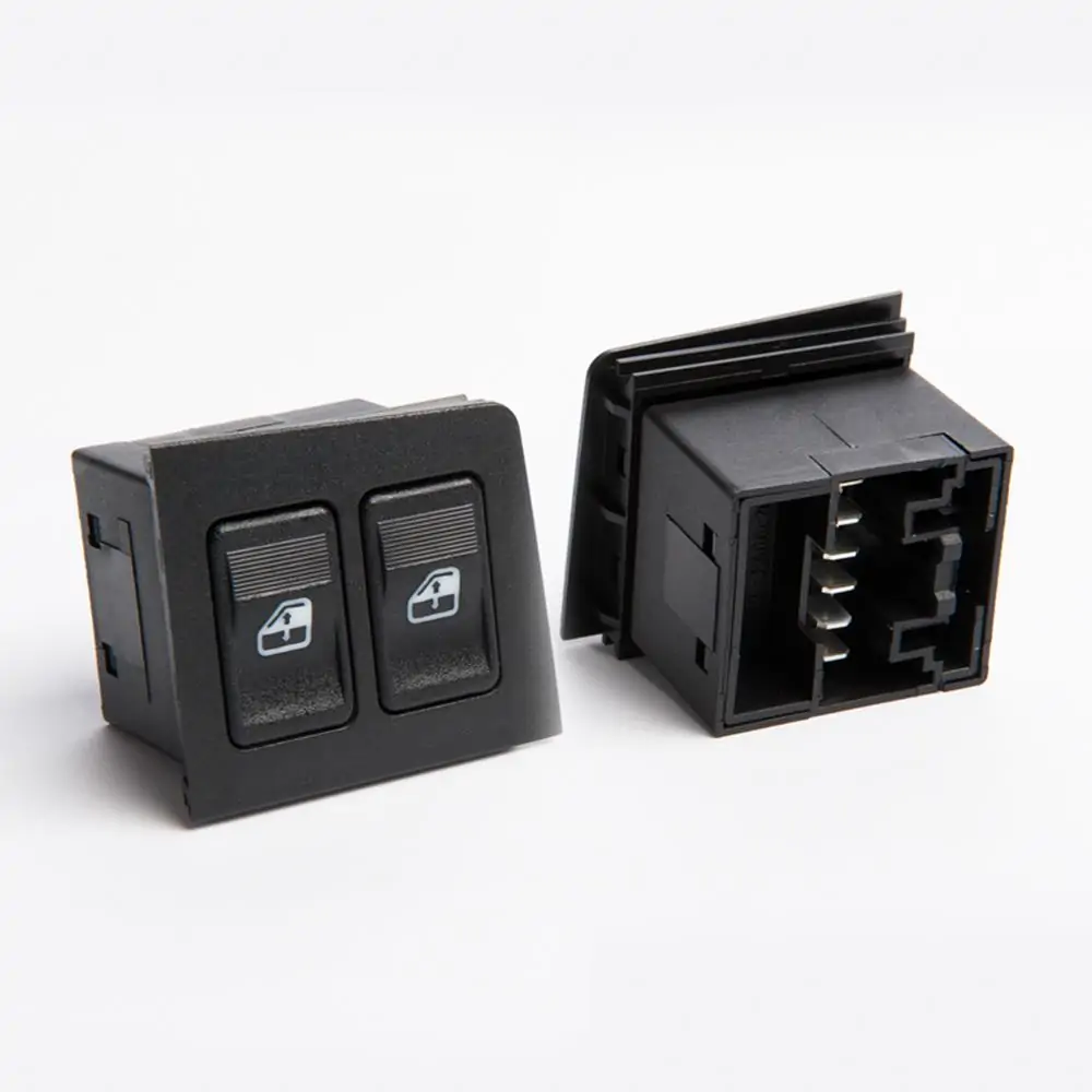 Botão do Vidro Elétrico FIAT FIORINO/UNO Led Âmbar Duplo - KOSTAL 3165505