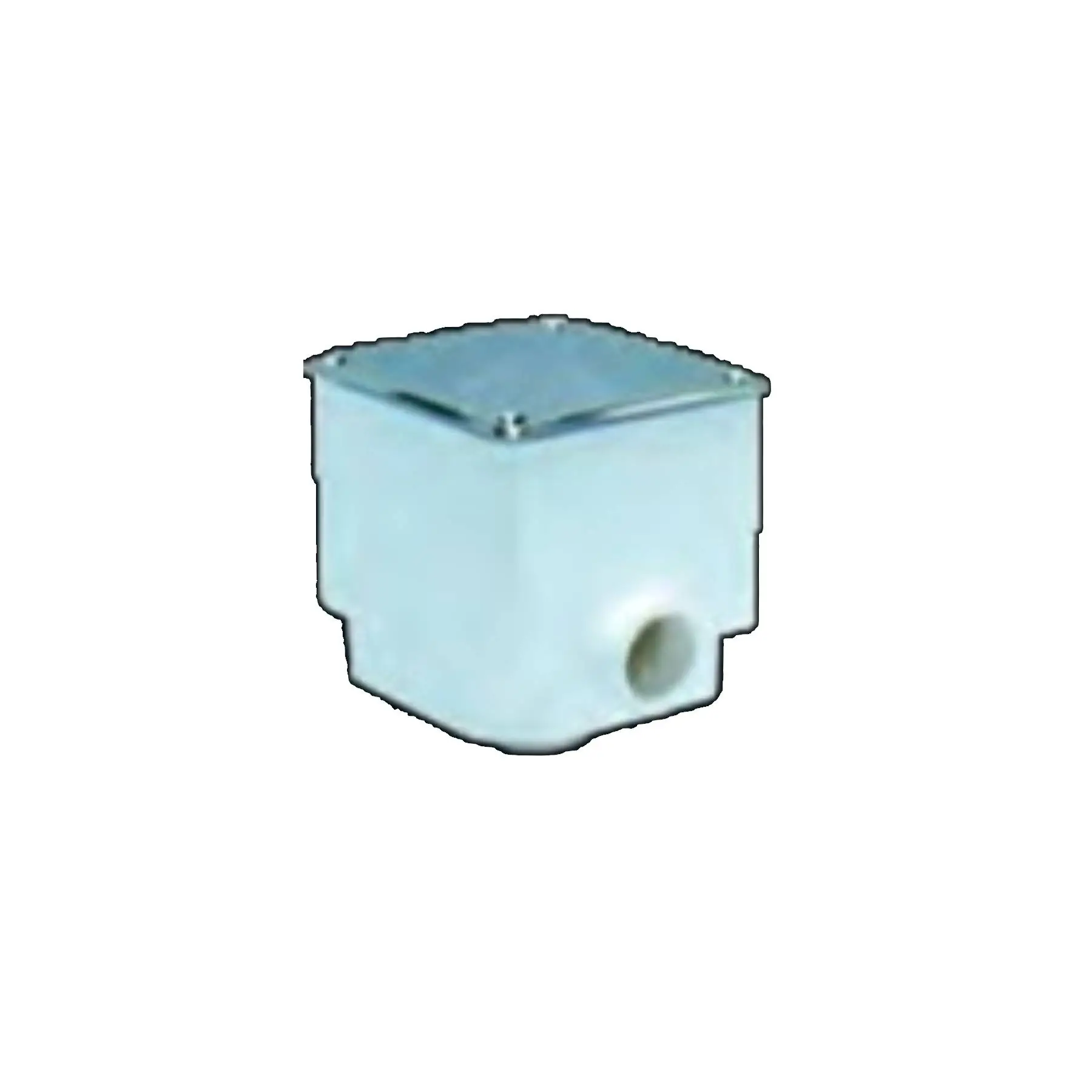 Caixa de Passagem Plástica com Tampa Inox CMB