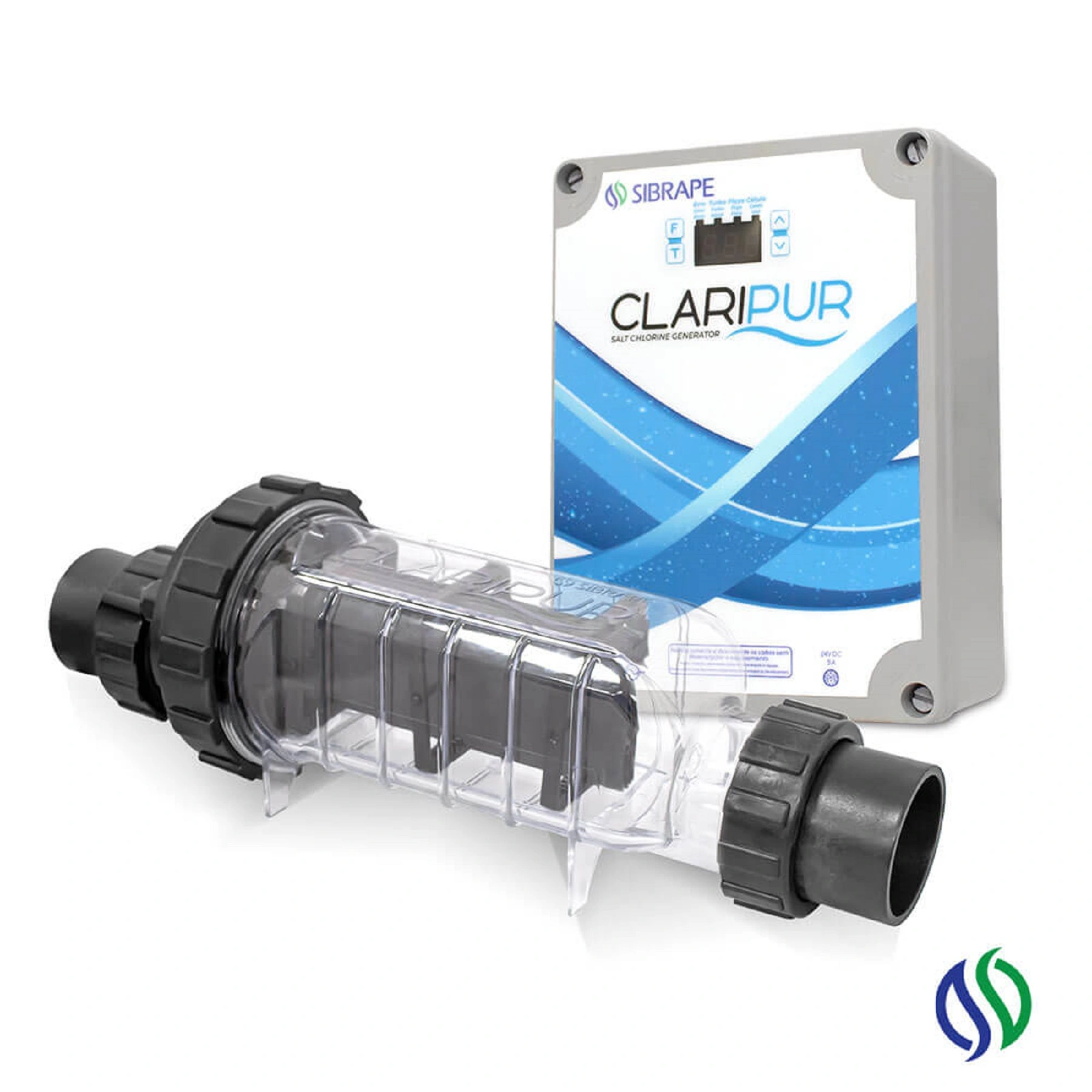 Gerador de Cloro para Piscina Claripur SG35 Sibrape