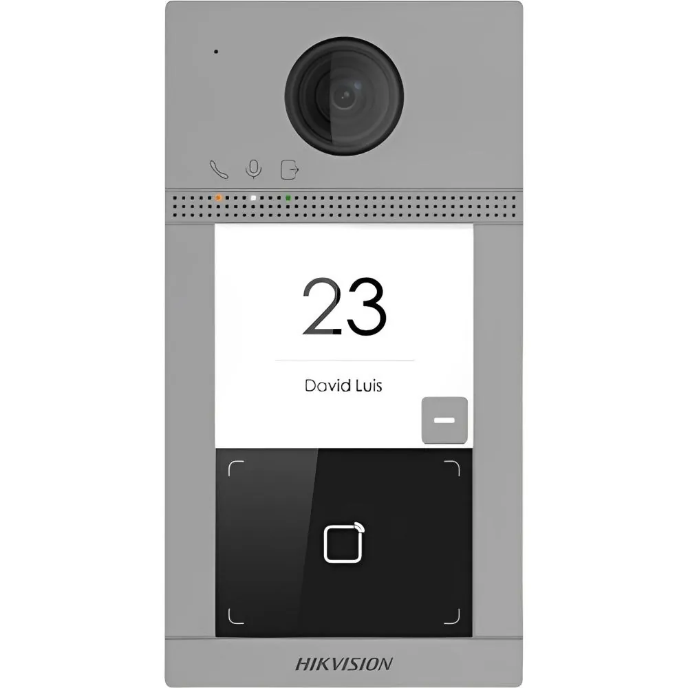 Vídeo Porteiro Interfone Ip Hikvision Ds-kv8113-wme1(b)