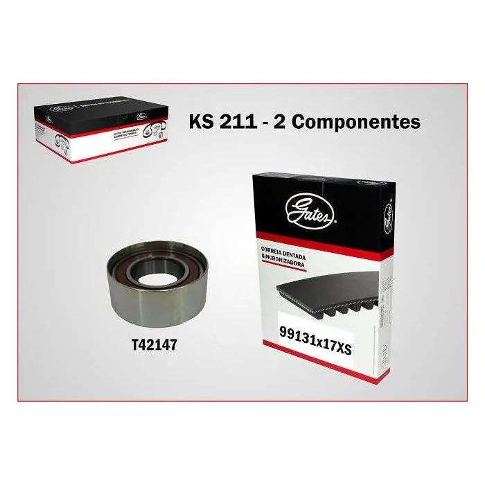 Kit Correia Dentada 131 Dentes - GATES KS211