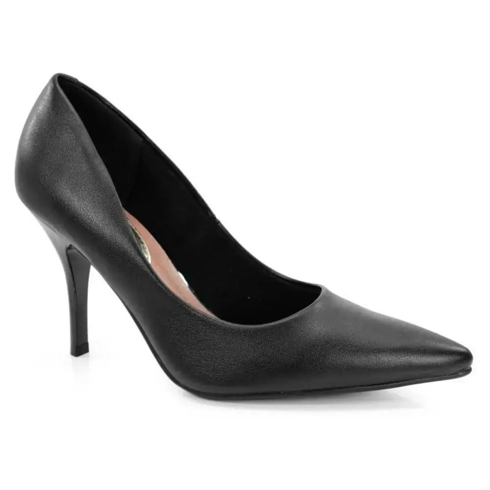Sapato Feminino Beira Rio 35 Napa Turim Preto