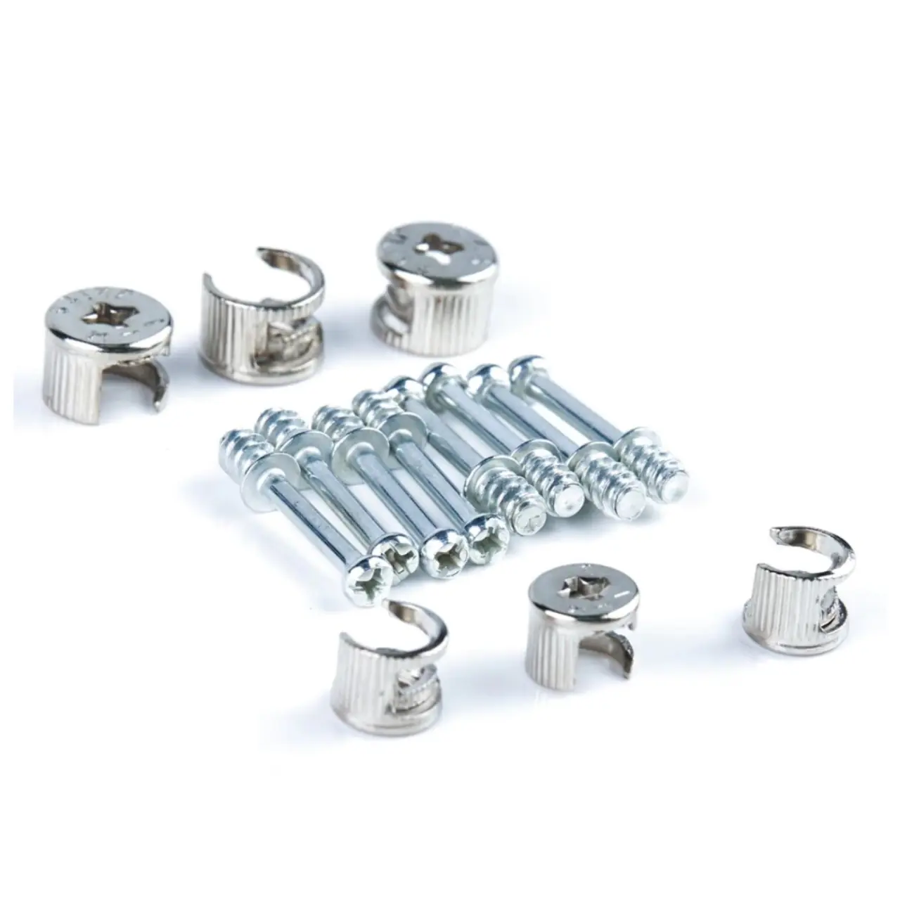 Conjunto Pino Minifix + Tambor 12x10mm - 100 Unidades