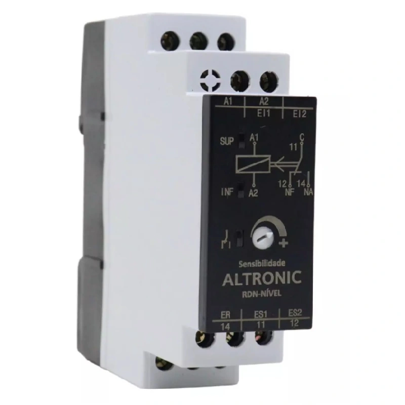 Relê Controle De Nível Superior E Inferior Rdn-01 Comando Em 110vca
