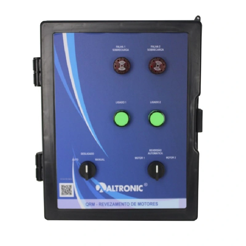 Quadro Revezamento Bombas Trifásico 220vca 4cv 8-12,5A Qrm03